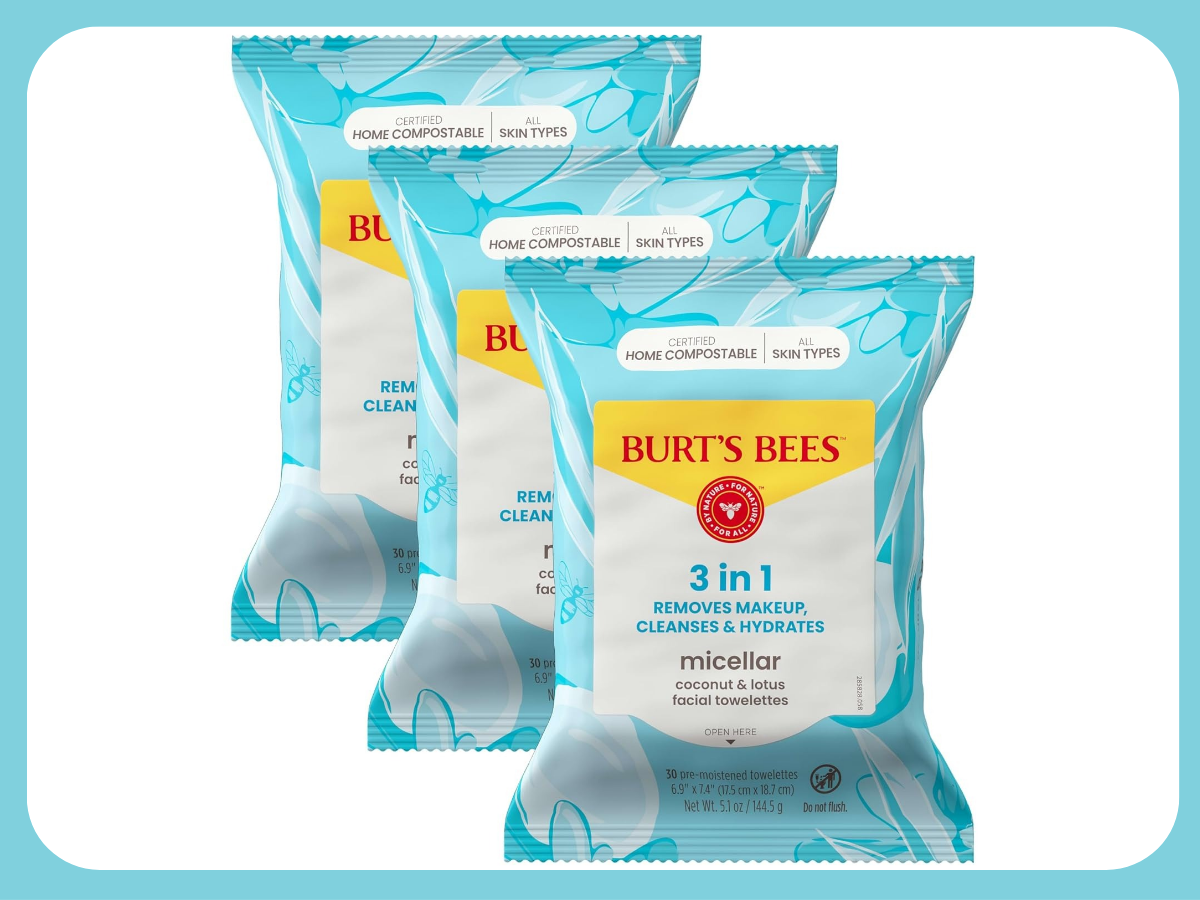 Burt's Bees Coconut & Lotus Face Wipes 