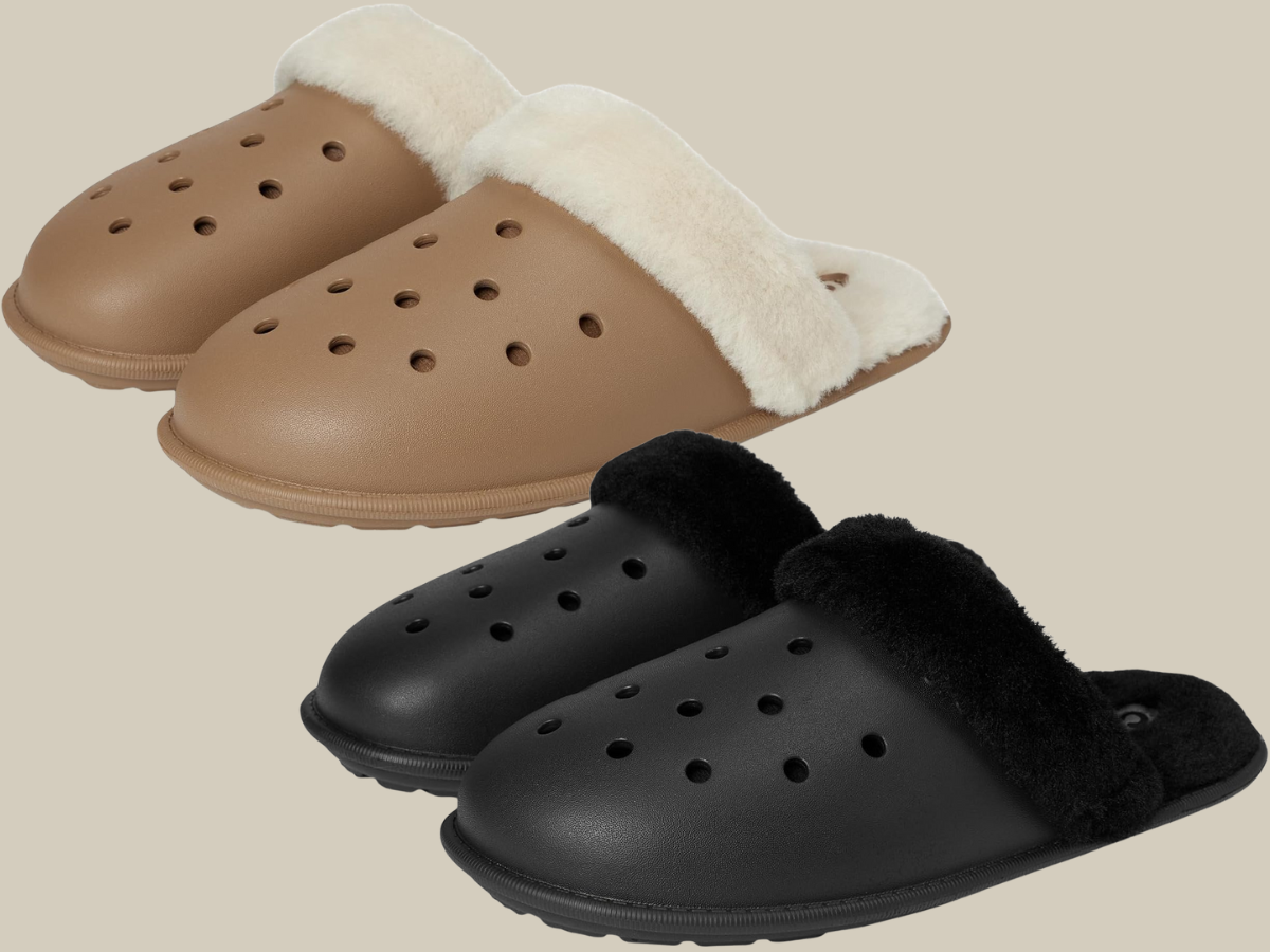 Crocs Fuzz Slippers