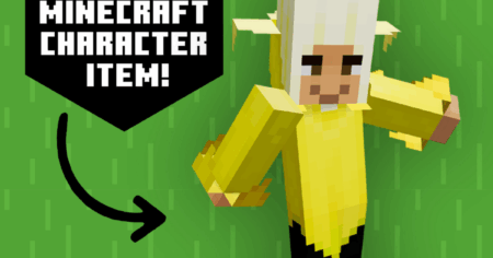 Free Banana Hoodie Character Creator Item for Minecraft