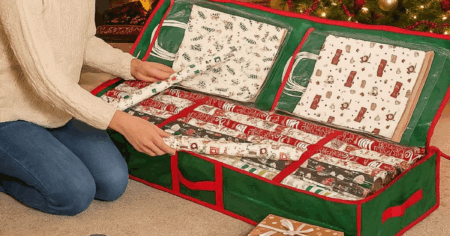 Gift Wrap Organizer