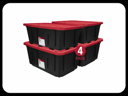 Hyper Tough Large Storage Bin 4 Pack