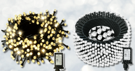 JACKYLED outdoor string lights 178 feet