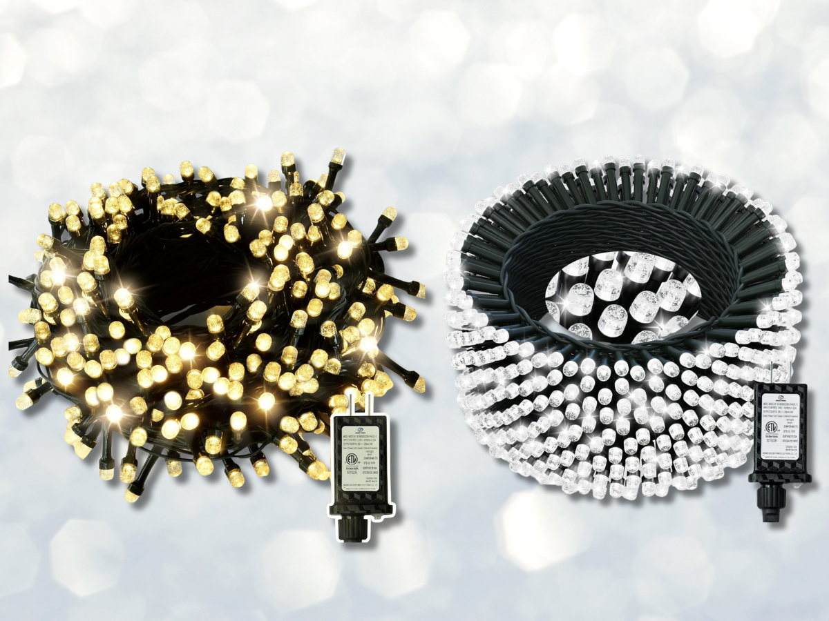 JACKYLED outdoor string lights 178 feet