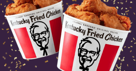 KFC 8 Piece Fried Chicken Buckets
