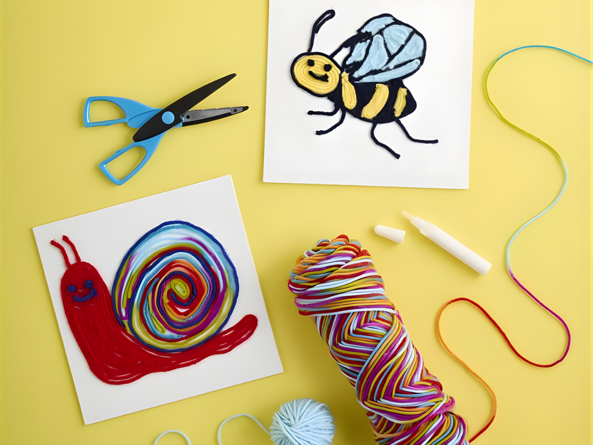 Kids Club Yarn Painting Craft Event on Jan 25th at Michaels