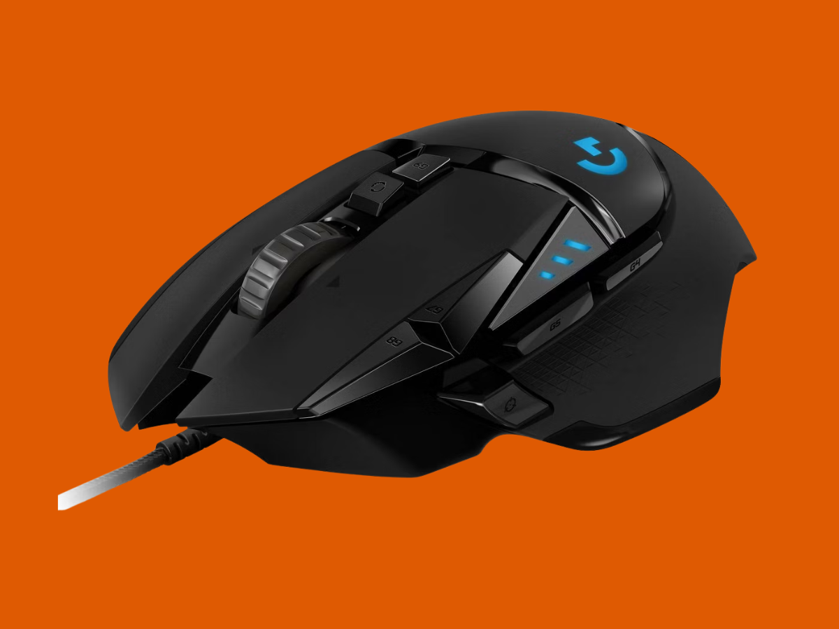 Logitech G502 HERO Wired Gaming Mouse USB Connection for Windows & macOS Compatibility gaming computer mouse