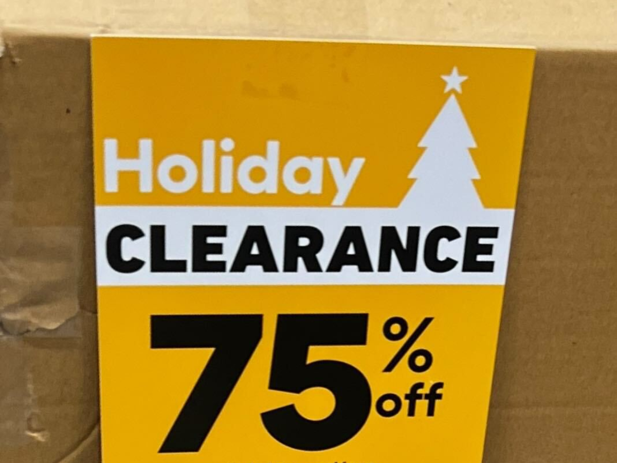 Lowe's Christmas Clearance
