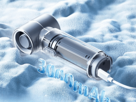 Portable Fan on cool blanket