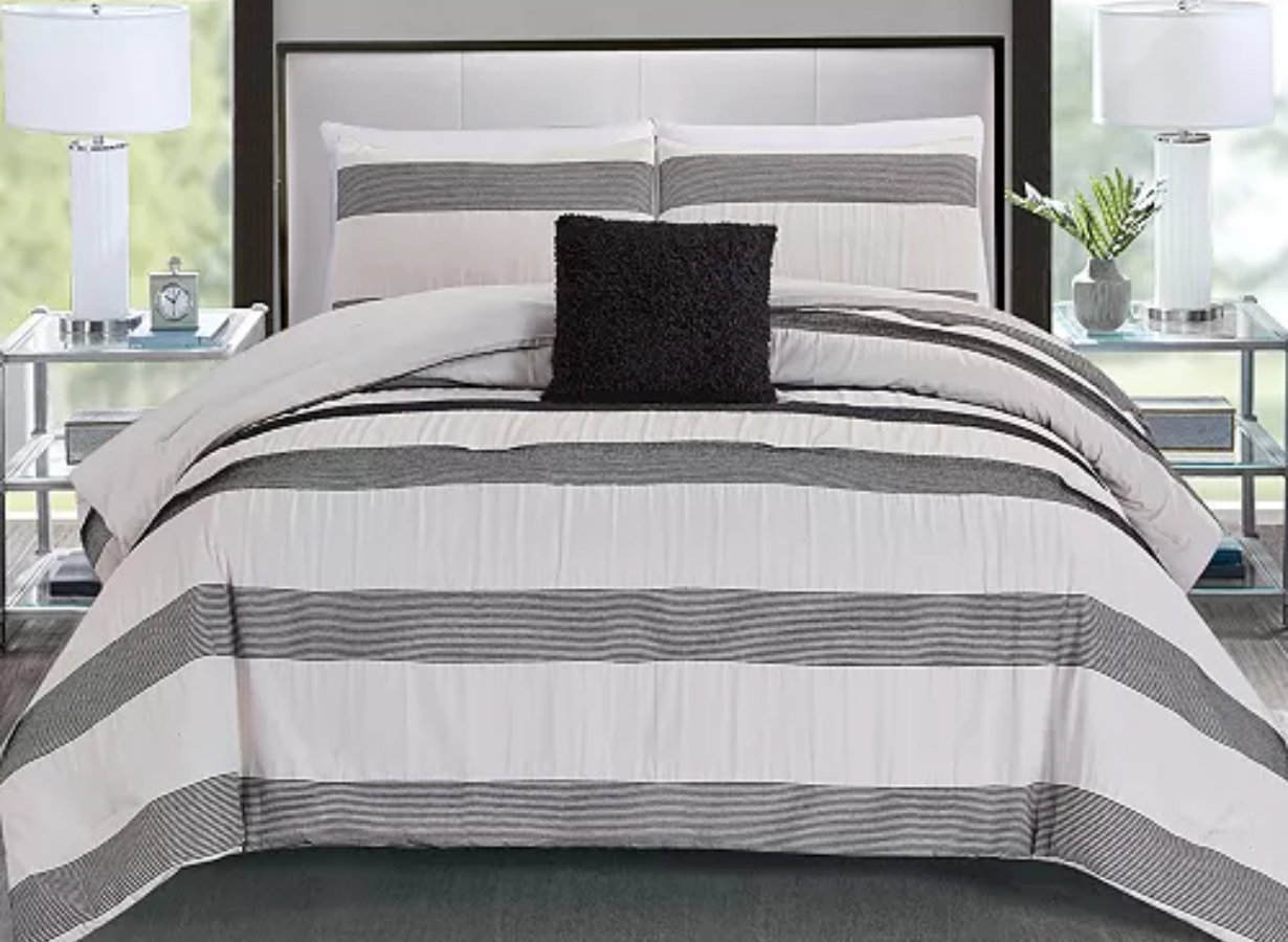 Rachel Roy Chenille 3 Pc Comforter Sets