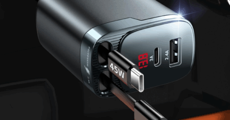 car charger retractable