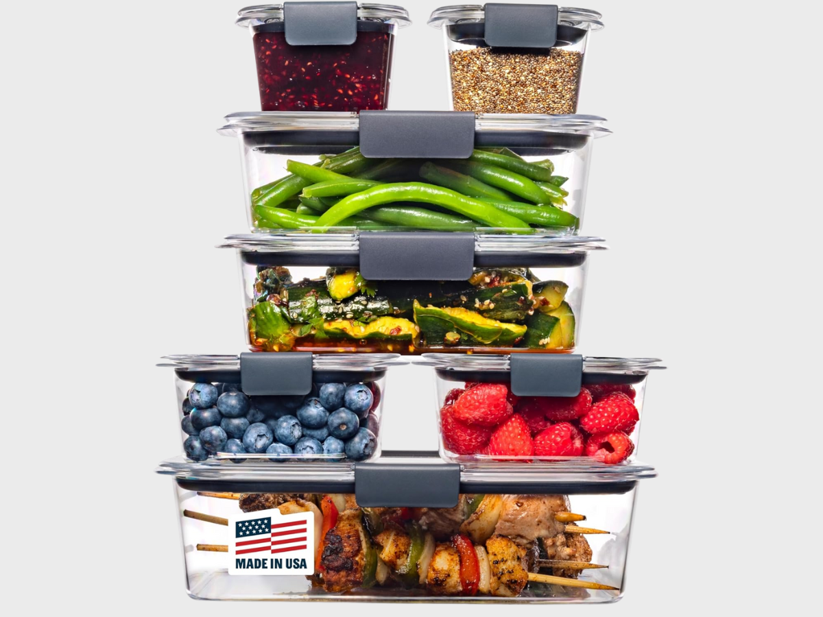 Rubbermaid Brilliance Container Set