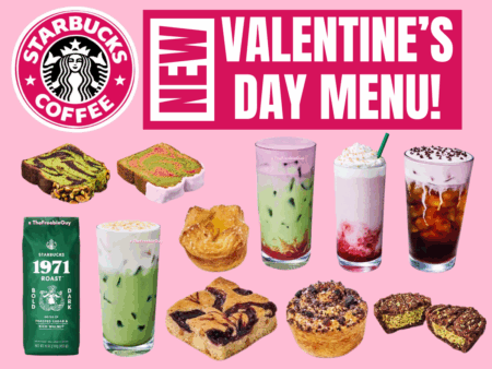 Starbucks Valentines Day Menu 2026