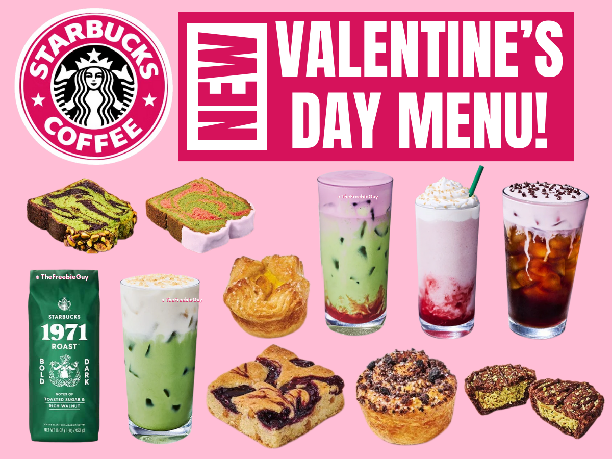 Starbucks Valentines Day Menu 2026