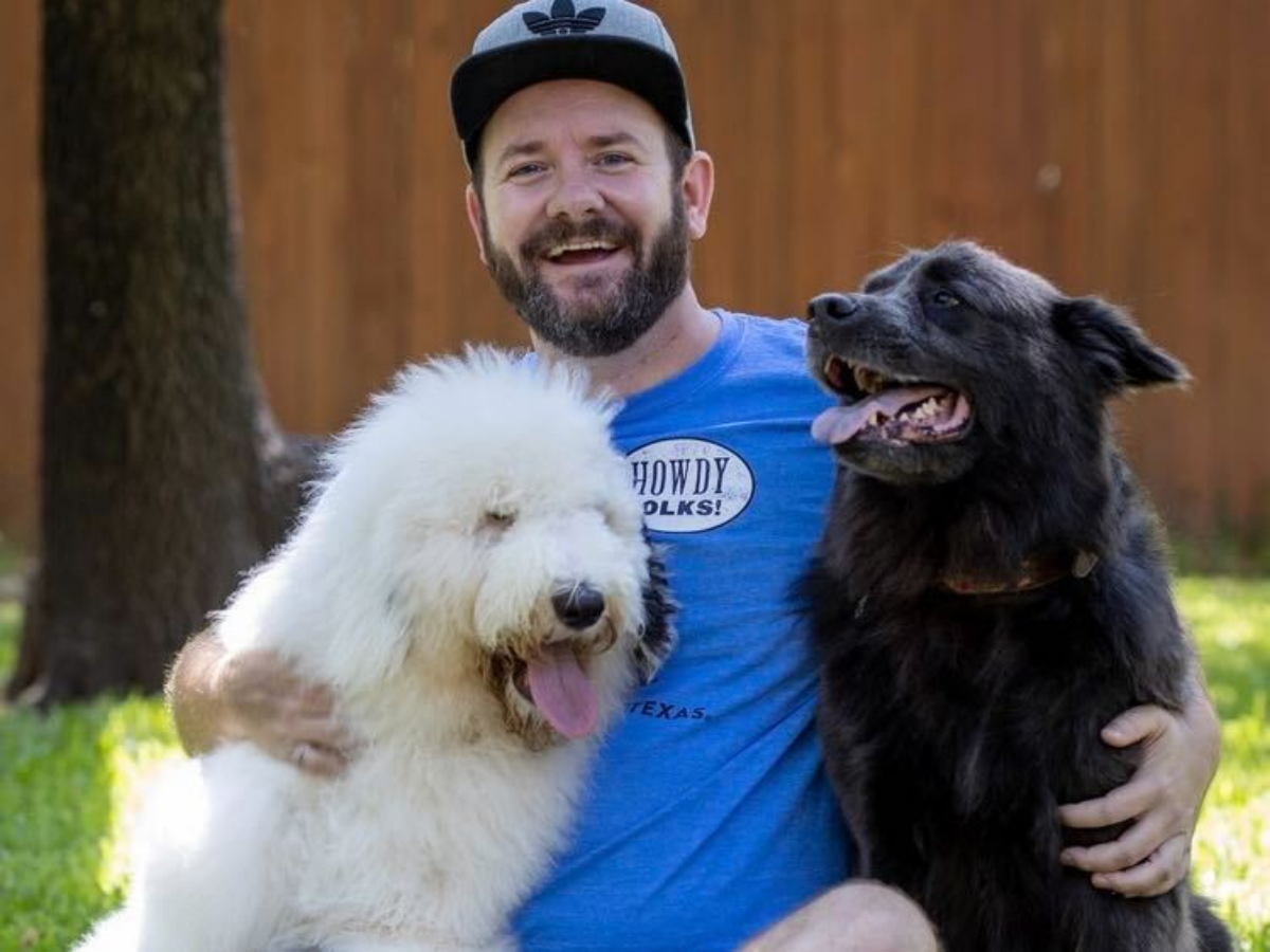 The Freebie Guy With His Dogs The Freebie Guy