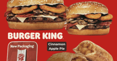 Ultimate Steakhouse Whooper + Cinnamon Apple Pie at Burger King