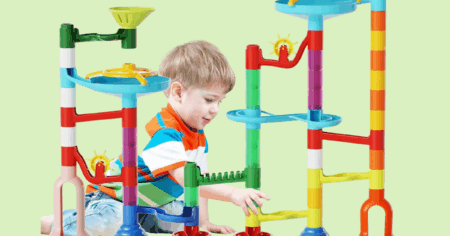 110 PIECE MARBLE RUN KIT