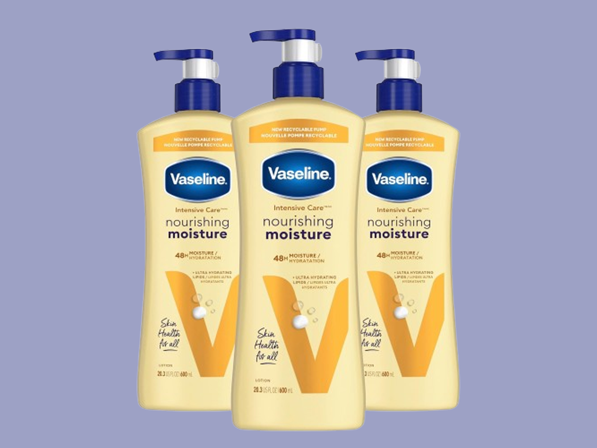 Vaseline Intensive Care Nourishing Moisture Body Lotion 3 Pk