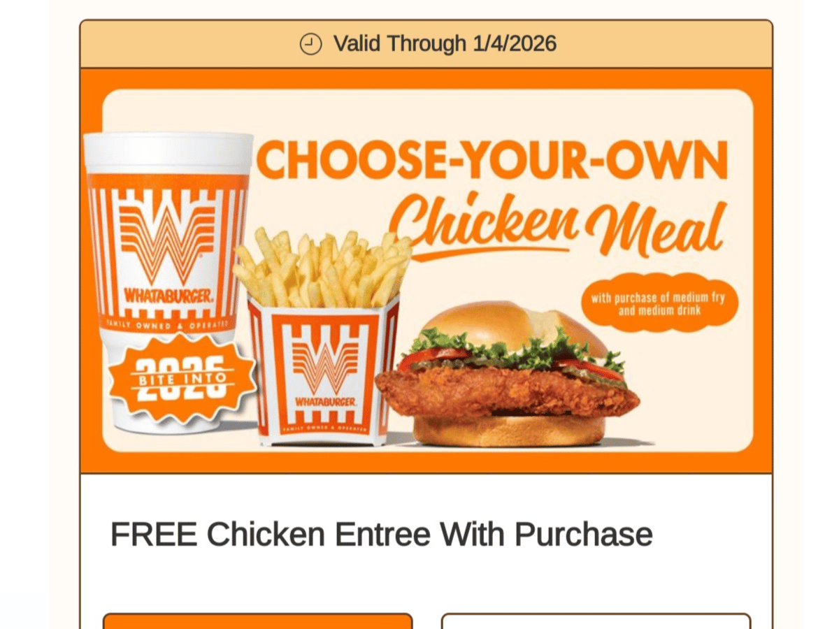 Whataburger Chicken Meal