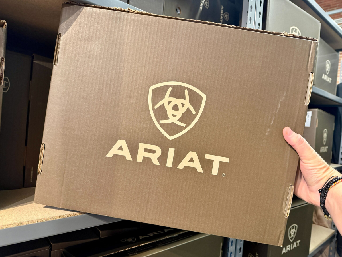 ariat boot box