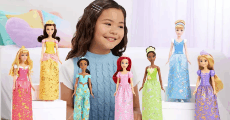 7 set princess dolls