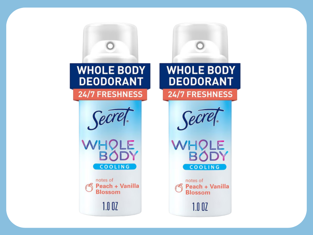 secret whole body deodorant