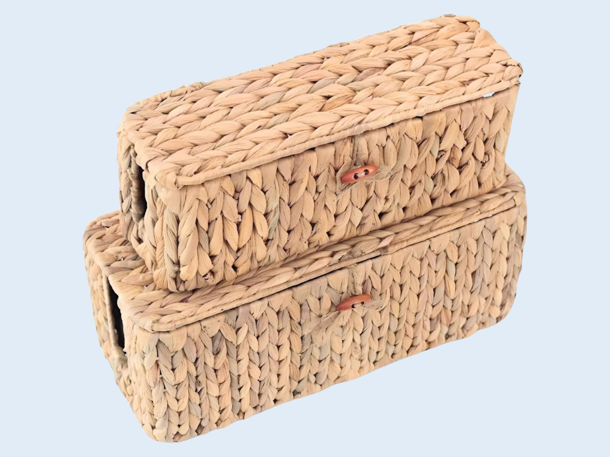 Wicker cord storage