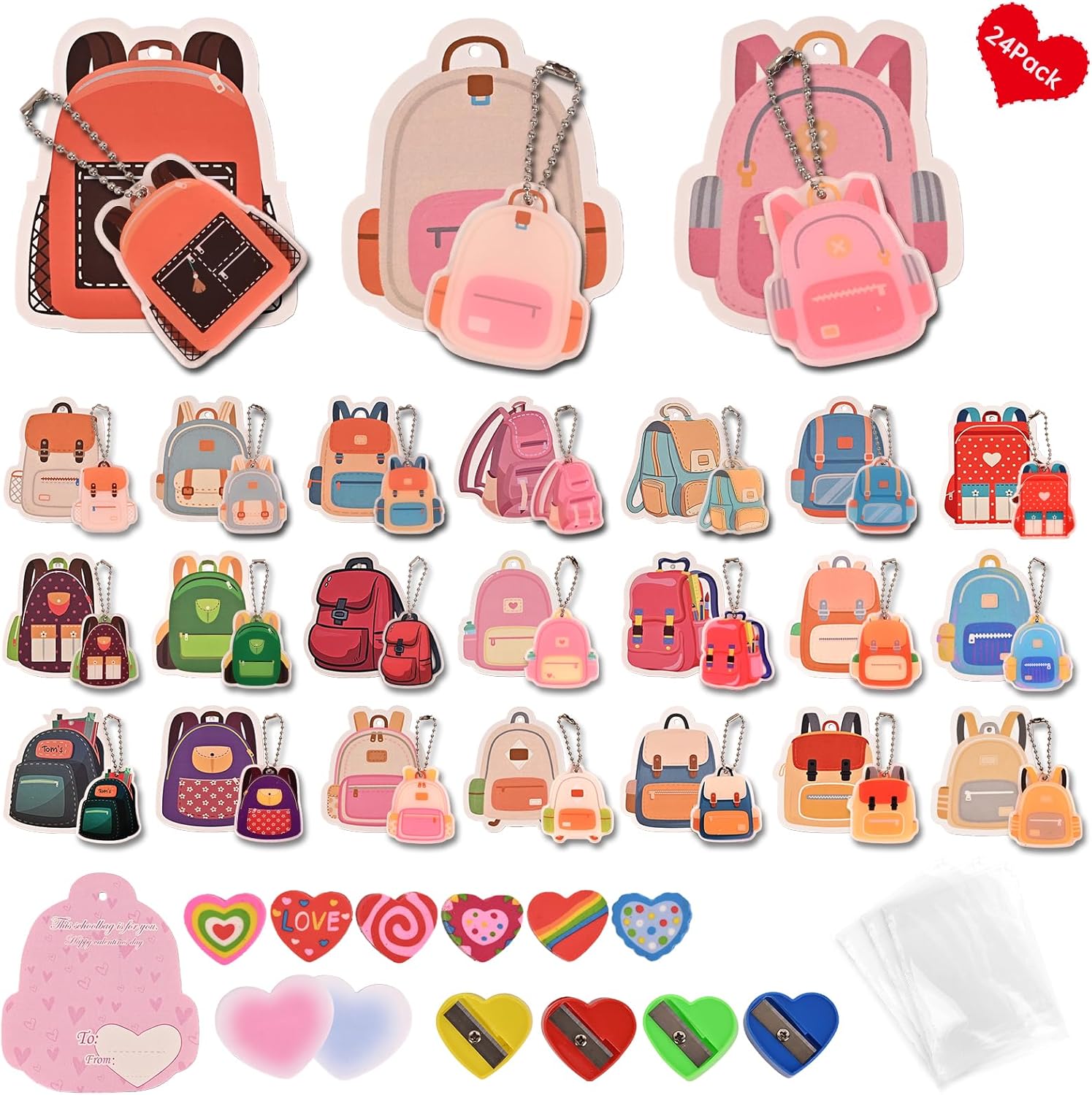 Backpack Valentine Set