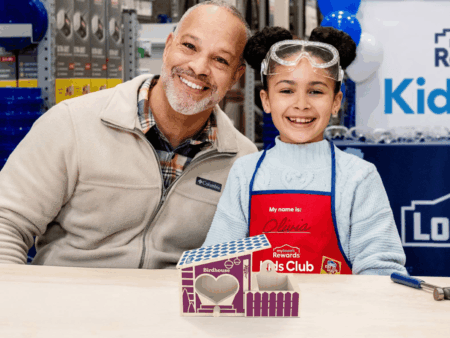 Lowe’s free kids workshops – monthly DIY projects for kids ages 5–12