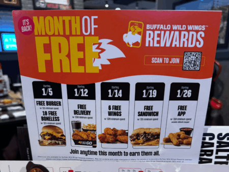 Buffalo Wild Wing Rewards