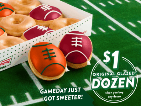 Championship Dozen $1 Original Glazed dozen with any dozen purchase