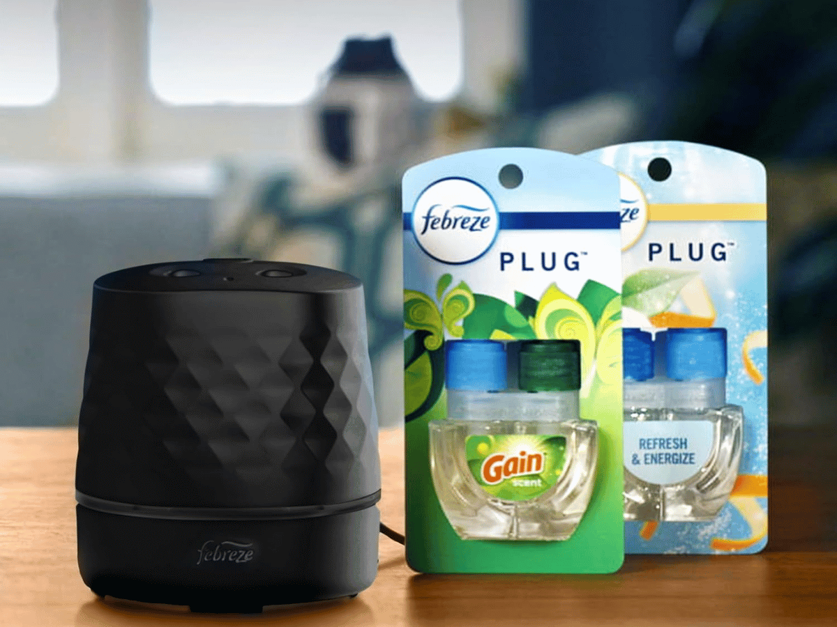 Febreze Plug Scent Booster Black