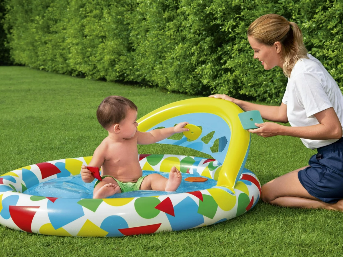 H2OGO! Splash & Learn Inflatable Kiddie Pool