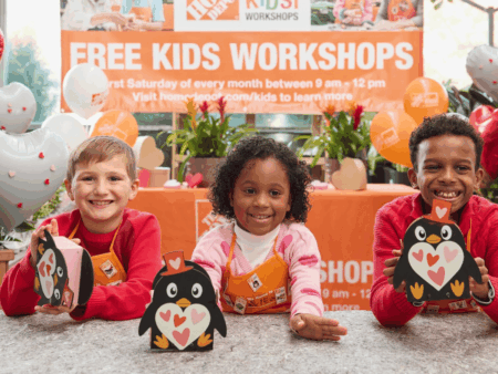 Home Depot Kids Penguin Workshops
