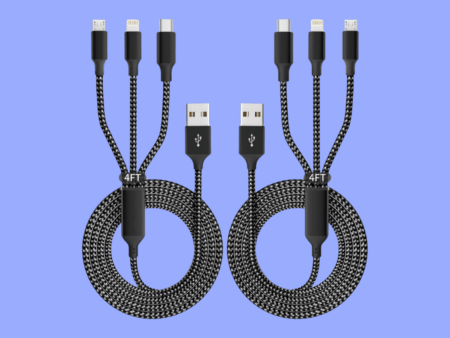 IDISON 4ft Multi Charging Cable 2 Pack Only $4 xx on Amazon