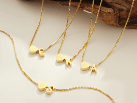 Initial Heart Necklace
