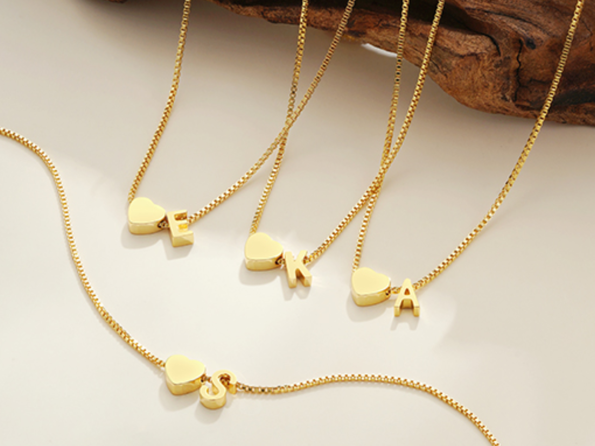 Initial Heart Necklace