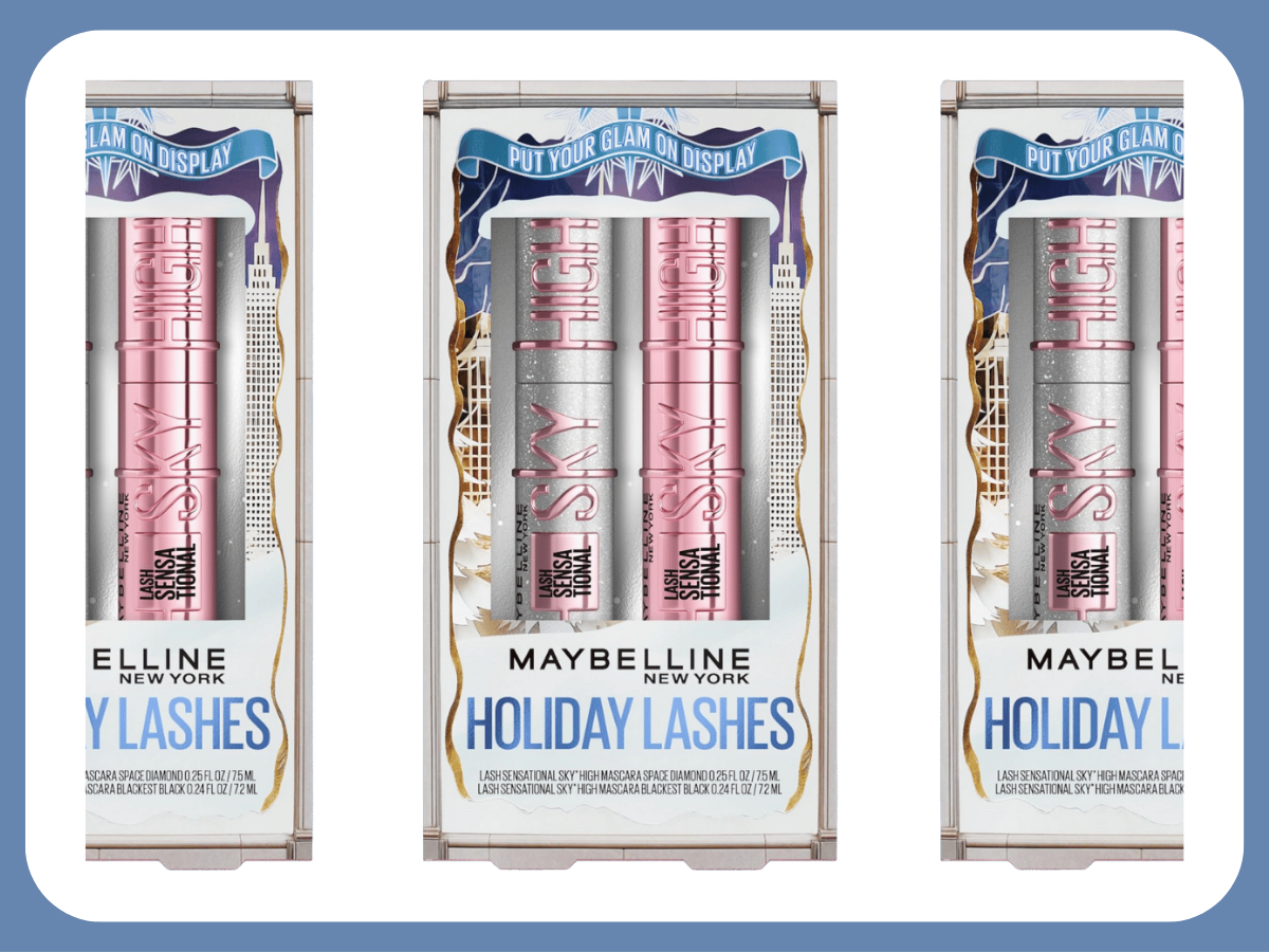 Maybelline Lash Sensational Waterproof Sky High Mascara kit 