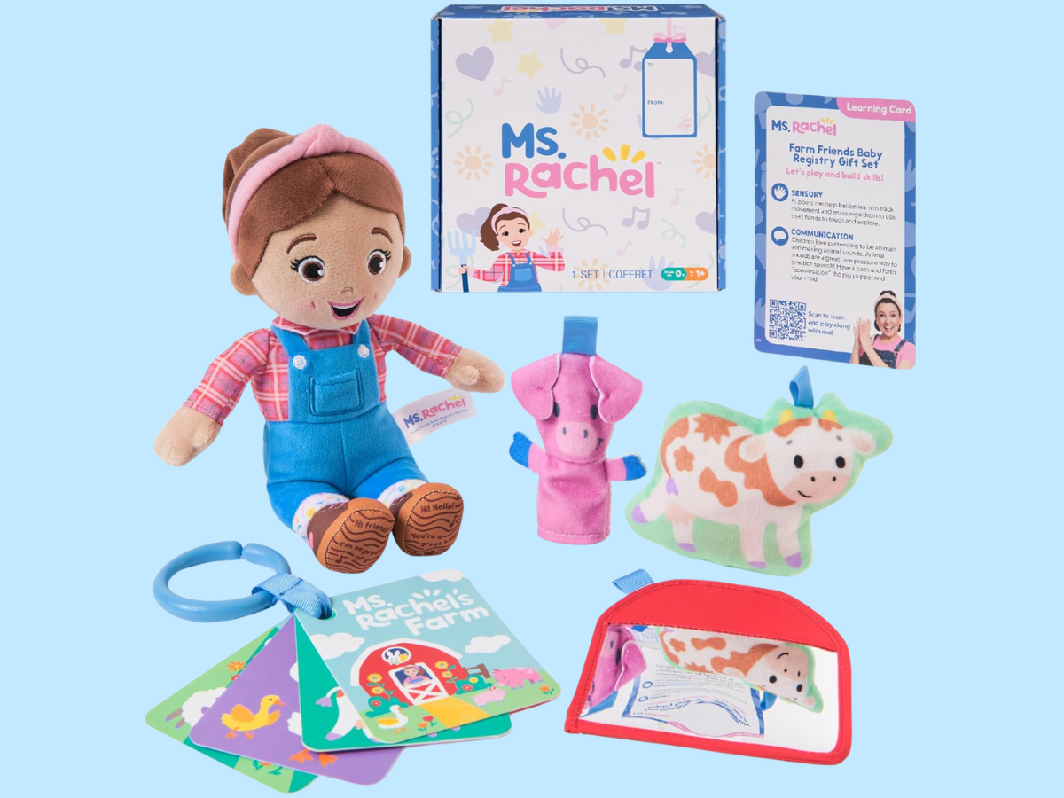 Ms Rachel Official Farm baby gift set