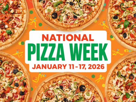National Pizza Week Jan 11 17 2026