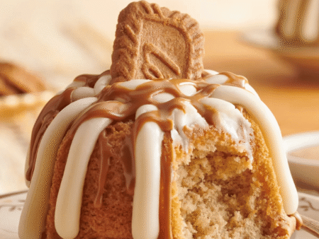 Nothing Bundt Biscoff cake