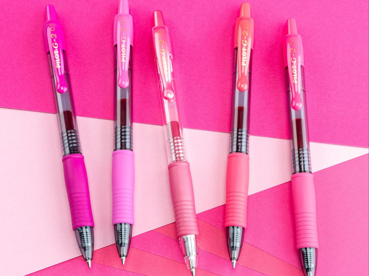 pink ink pens