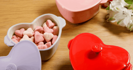 Pioneer Woman Heart cocottes