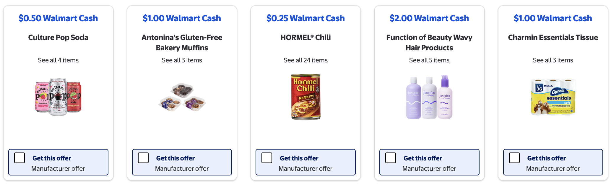Walmart Cash Offer Walmart Cash Offer