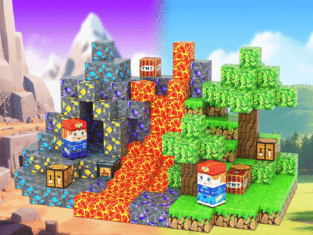 Toyvimo Minecraft Magnetic blocks