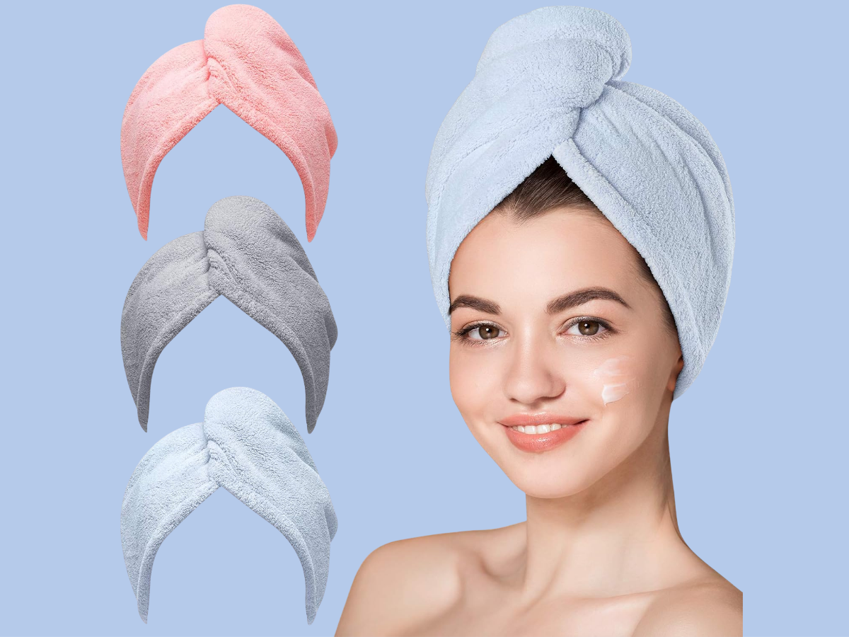 Hicober Microfiber Hair Towel Wrap
