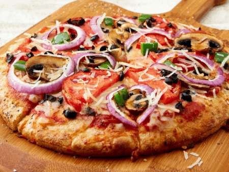 Veggie Pizza at Schlotzsky's