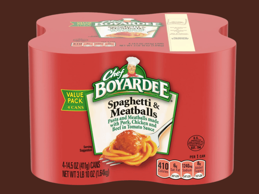 chef boyardee spaghetti