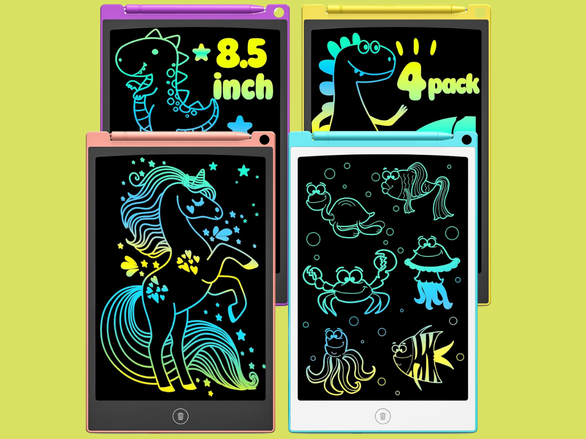 lcd writing tablet 4 pack