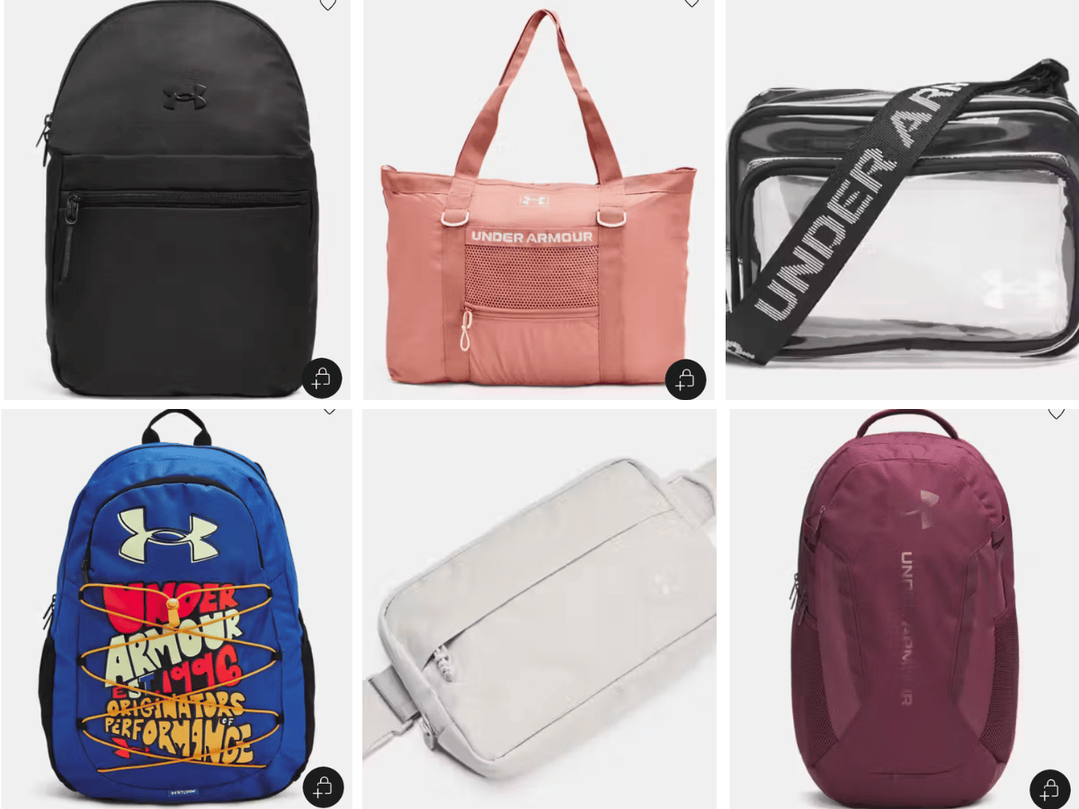 under armour bags