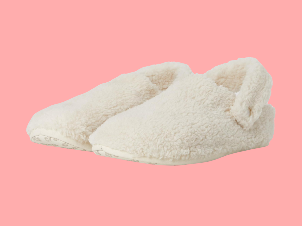 cozy white crocs